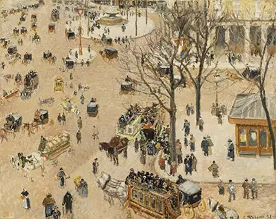 La Place due Theatre Francais Camille Pissarro